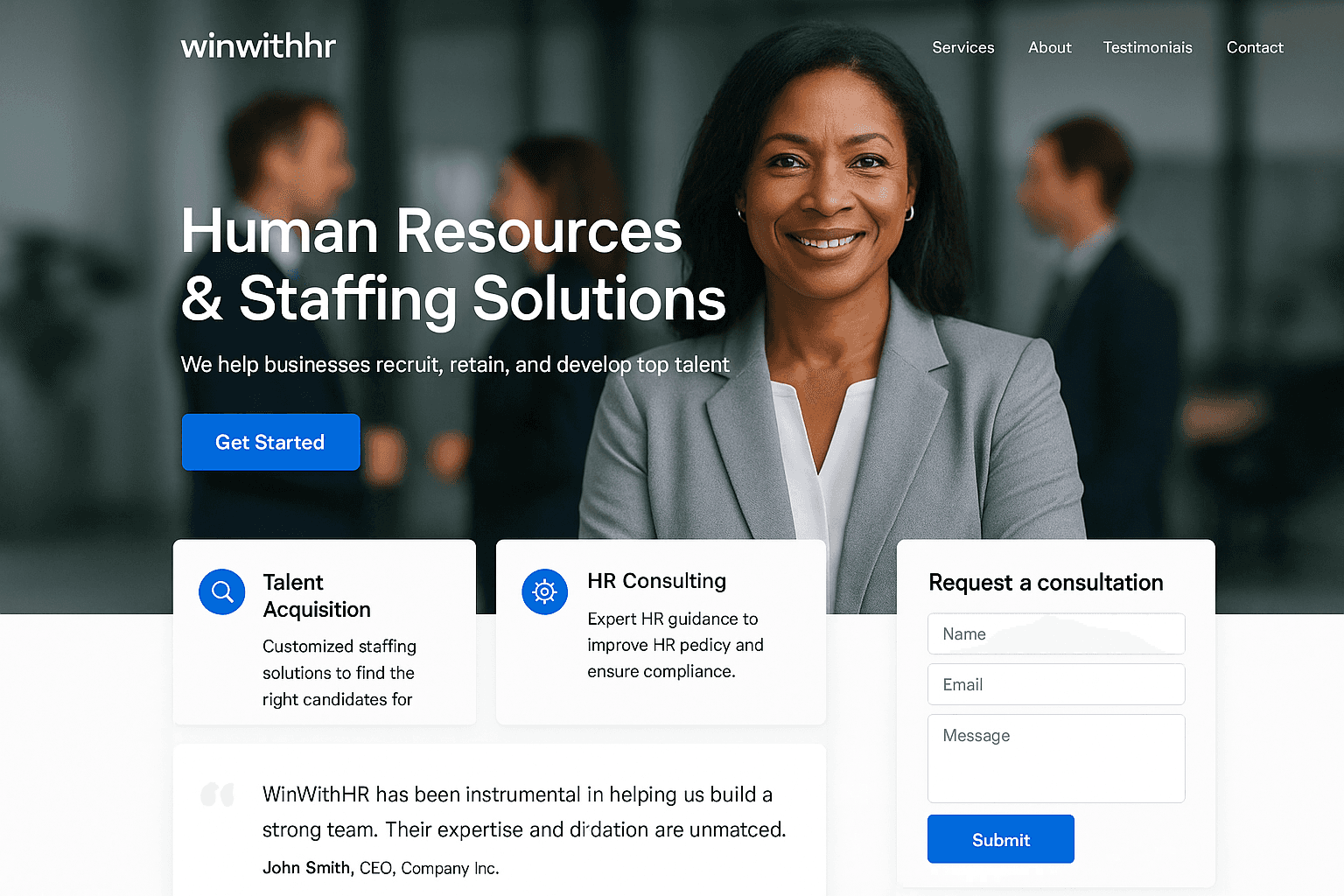 winwithhr.com website mockup